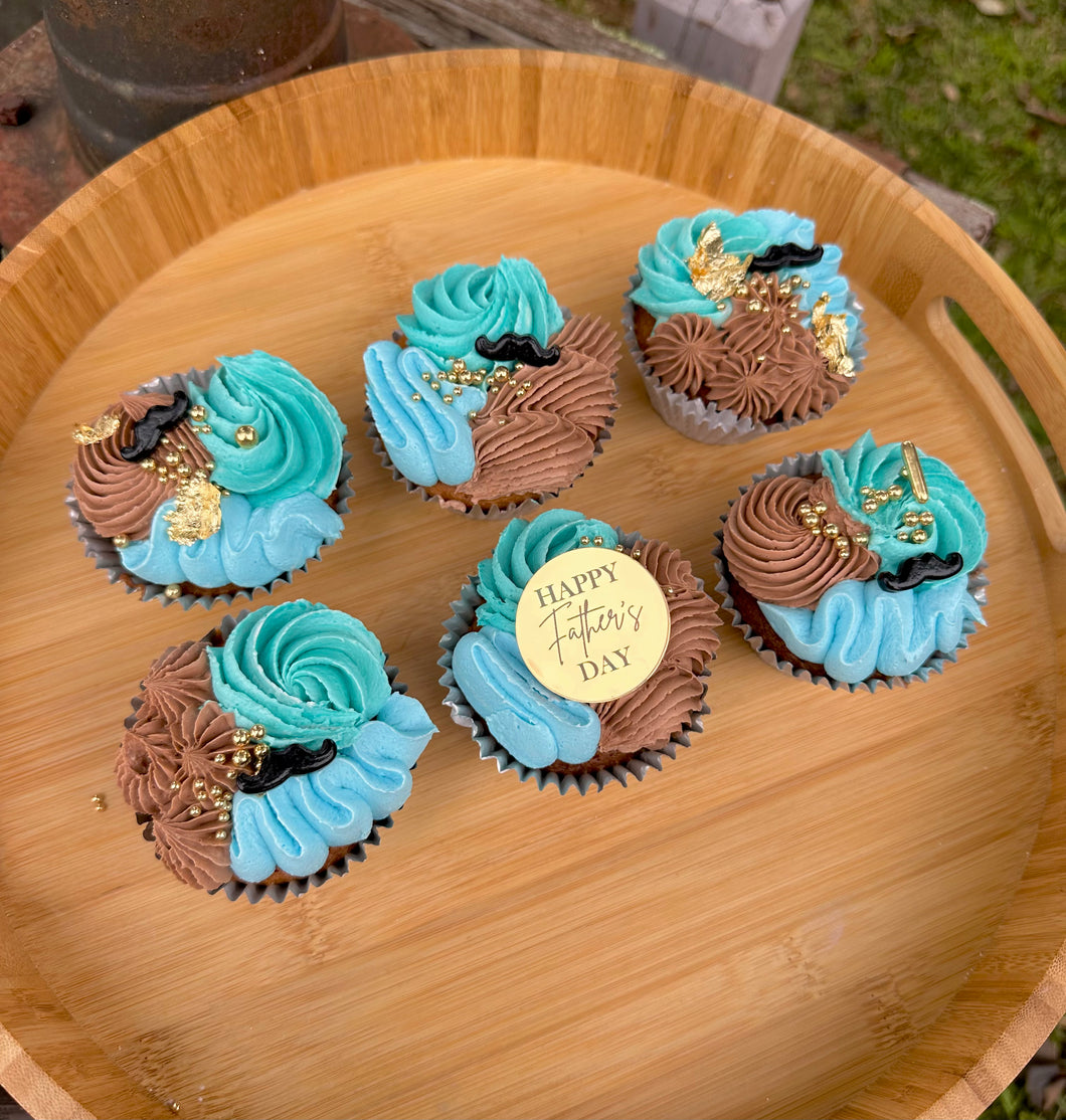 12 pack Fathers Day Cupcakes