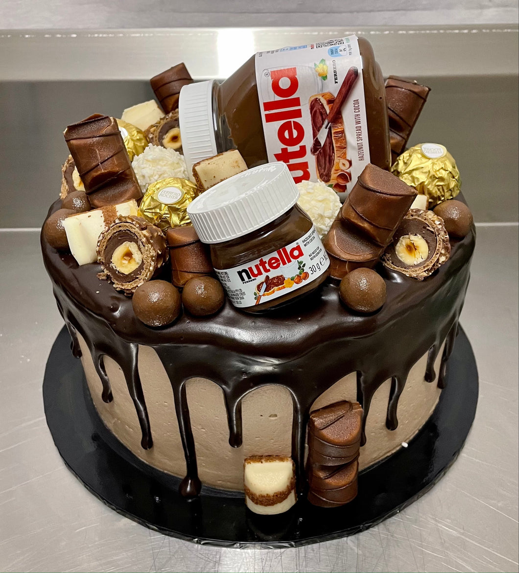 Loaded Nutella Cake